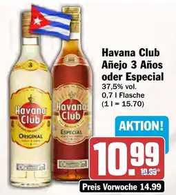 AEZ Havana Club Añejo 3 Años oder Especial Angebot