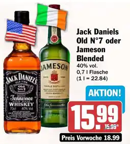 AEZ Jack Daniels Old N°7 oder Jameson Blended Angebot
