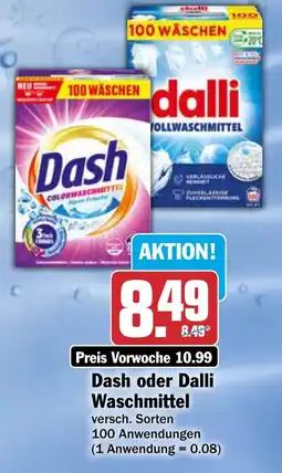 AEZ Dash oder Dalli Waschmittel Angebot
