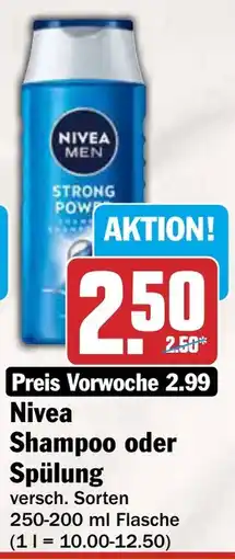 AEZ Nivea Shampoo oder Spülung Angebot