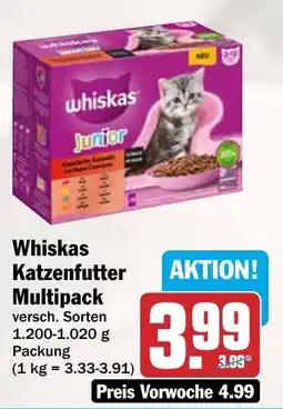 AEZ Whiskas Katzenfutter Multipack Angebot