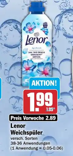 AEZ Lenor Weichspüler Angebot