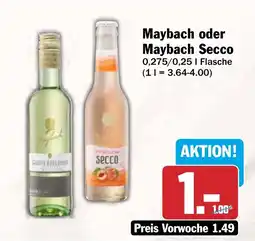 AEZ Maybach oder Maybach Secco Angebot