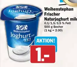 AEZ Weihenstephan Joghurt Angebot