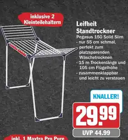 AEZ Leifheit Standtrockner Pegasus 150 Solid Slim Angebot