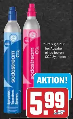 AEZ sodastream CO2 Angebot