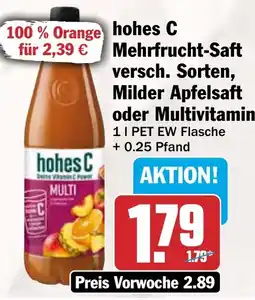 AEZ hohe C Mehrfrucht-Saft Angebot