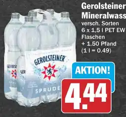 AEZ Gerolsteiner Mineralwasser Angebot