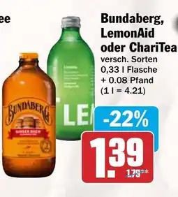 AEZ Bundaberg, LemonAid oder ChariTea Angebot