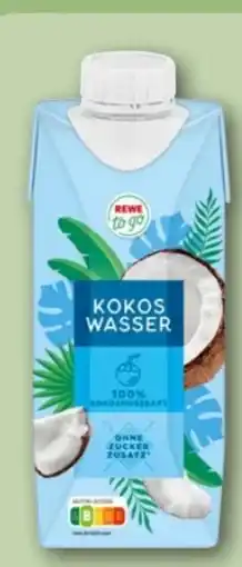 REWE Center Rewe to go Kokoswasser Angebot