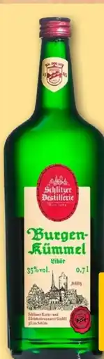 REWE Center Schlitzer Destillerie Burgenkümmel Likör Angebot