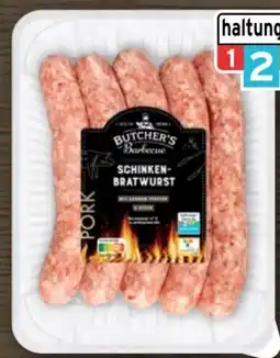 REWE Center Butcher’s Barbecue Schinken-Bratwurst Angebot