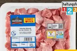 REWE Center Unsere hausmarke Schweine-Gulasch XXL Angebot