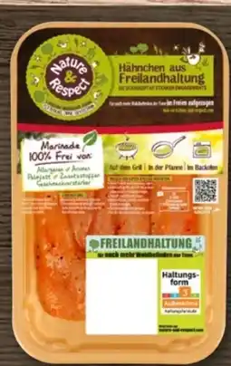 REWE Center Nature & Respect Freiland-Hähnchen-Innenfilets Angebot
