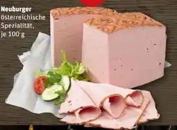REWE Center Neuburger Fleischkäse-Spezialität Angebot