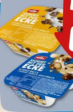 REWE Center Müller Joghurt mit der Ecke Angebot