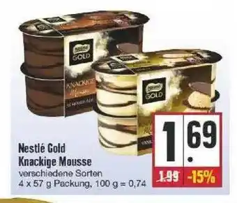 Edeka Nestlé Gold Knackige Mousse Angebot