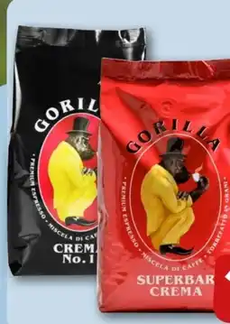 REWE Center Kaffeerösterei A. Joerges Gorilla Espresso Superbar Crema Angebot