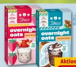 REWE Center 3Bears Overnight Oats Müslimischung Angebot