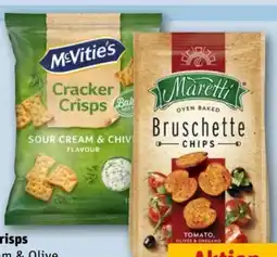 REWE Center Maretti Bruschette Chips Tomato Olives & Oregano Angebot