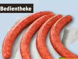 REWE Center Fleisch Schwamm Merguez Rind & Lamm Bauernbratwurst Angebot
