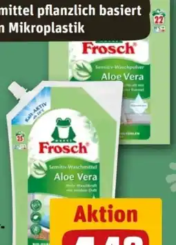 REWE Center Frosch Aloe Vera Sensitiv-Waschpulver Angebot