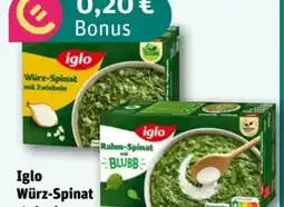 REWE Center Iglo Würz-Spinat Angebot