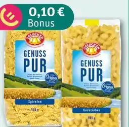 REWE Center 3 Glocken Genuss Pur Pasta Angebot