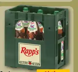 REWE Center Rapp's Kelterei NO.1 Speyerling Apfelwein Angebot