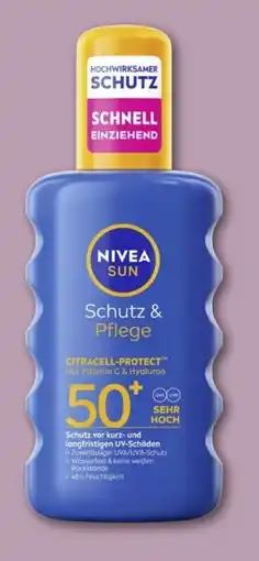 REWE Center Nivea Sun Sonnenspray LSF 50+ Angebot