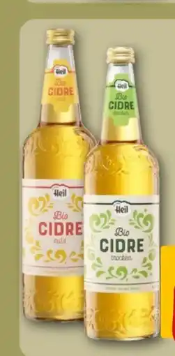 REWE Center Kelterei Heil Bio Apfel Cidre Angebot