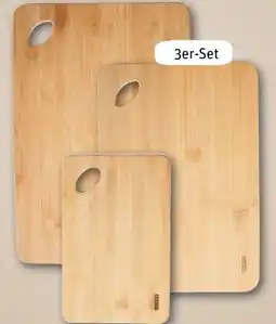 REWE Center Kesper Bambus Schneidebretter 3er-Set Angebot