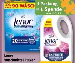 REWE Center Lenor Waschmittel Pulver Angebot