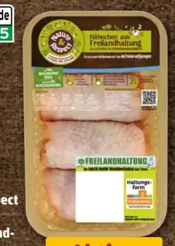 nahkauf Nature & Respect Pollofino Freiland Hähnchen Oberschenkel Angebot