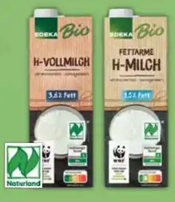E-Center Edeka Bio H-Milch Angebot