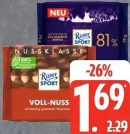 Edeka Frischemarkt Ritter Sport Nussklasse Angebot