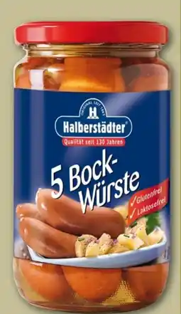 REWE Center Halberstädter Würstchen 5 Bockwürste Angebot