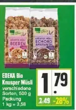 Edeka Edeka Bio Knusper Müsli Angebot