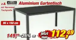 Posten Börse KYNAST Aluminium Gartentisch Angebot