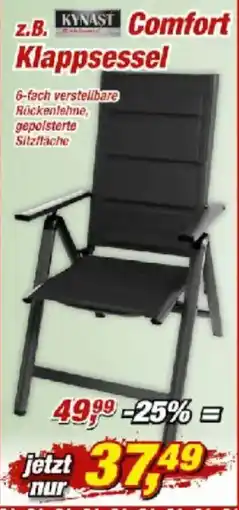 Posten Börse KYNAST Comfort Klappsessel Angebot