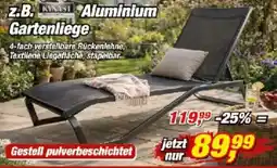 Posten Börse KYNAST Aluminium Gartenliege Angebot