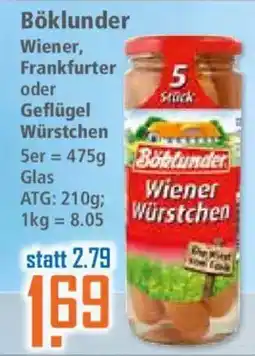 Klaas und Kock Böklunder Wiener Würstchen Angebot