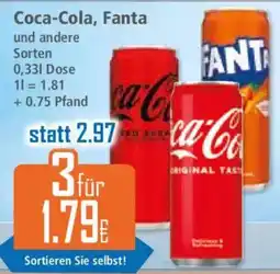Klaas und Kock Coca-Cola, Fanta und andere Sorten Angebot