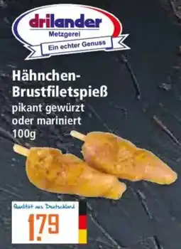 Klaas und Kock drilander Hähnchen-Brustfiletspieß Angebot