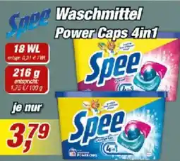 Posten Börse Spee Waschmittel Power Caps 4in1 Angebot