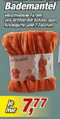 Posten Börse Bademantel Angebot