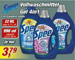 Posten Börse Spee Vollwaschmittel Gel 4in1 Angebot