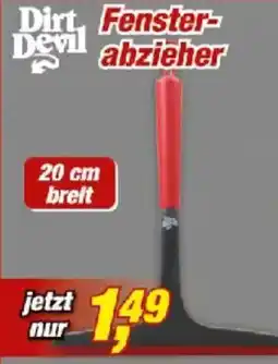 Posten Börse Dirt Devil Fenster-abzieher Angebot