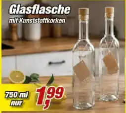 Posten Börse Glasflasche mit Kunststoffkorken Angebot