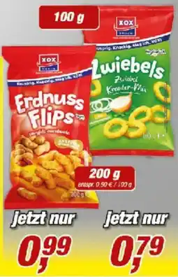 Posten Börse XOX Erdnuss Flips Angebot